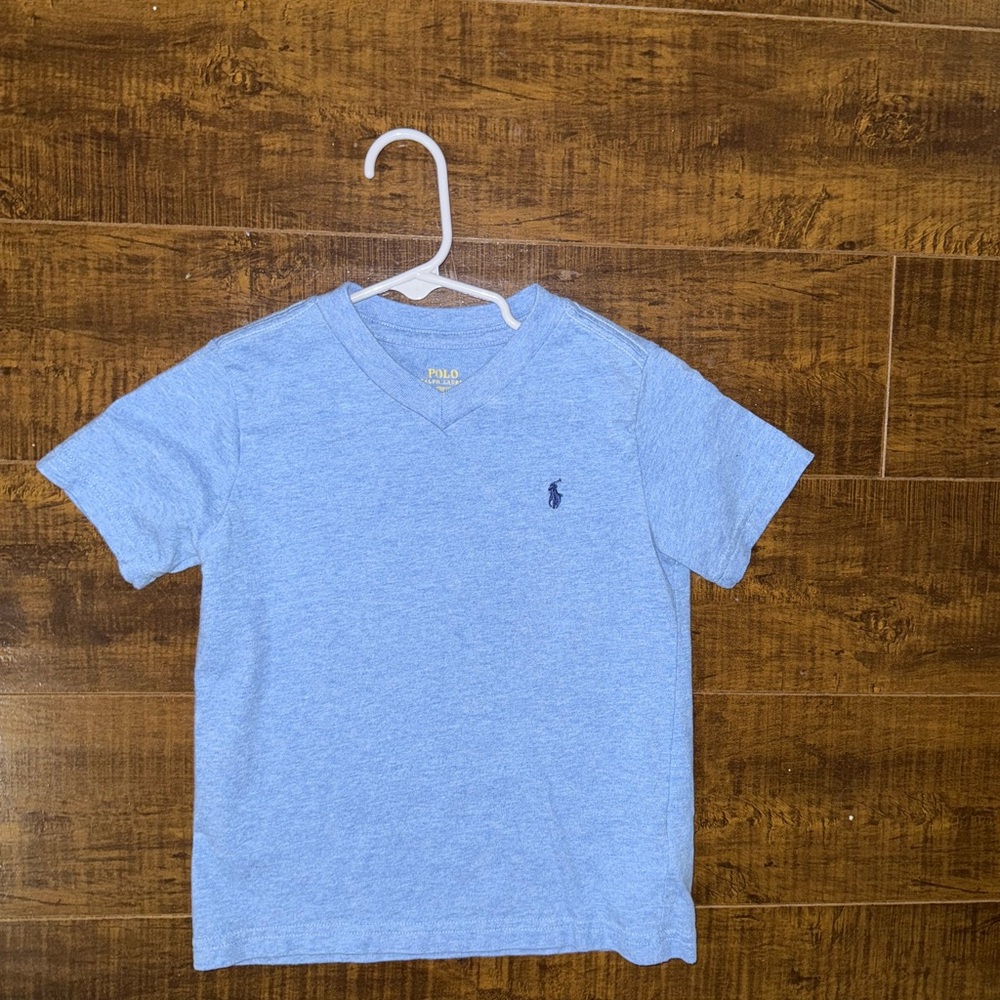 LIKE NEW Ralph Lauren Cotton Jersey V-neck Tee, 3T